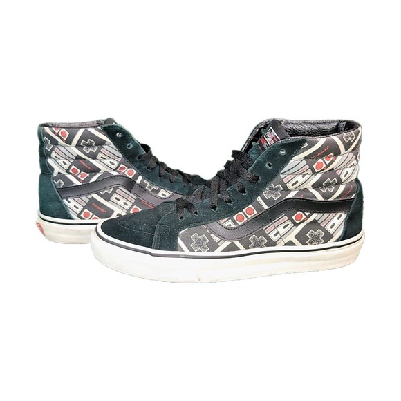 VANS Sk8-Hi Reissue x Nintendo Controller Men's size 7 / Women's size 8.5 - Picture 1 of 14